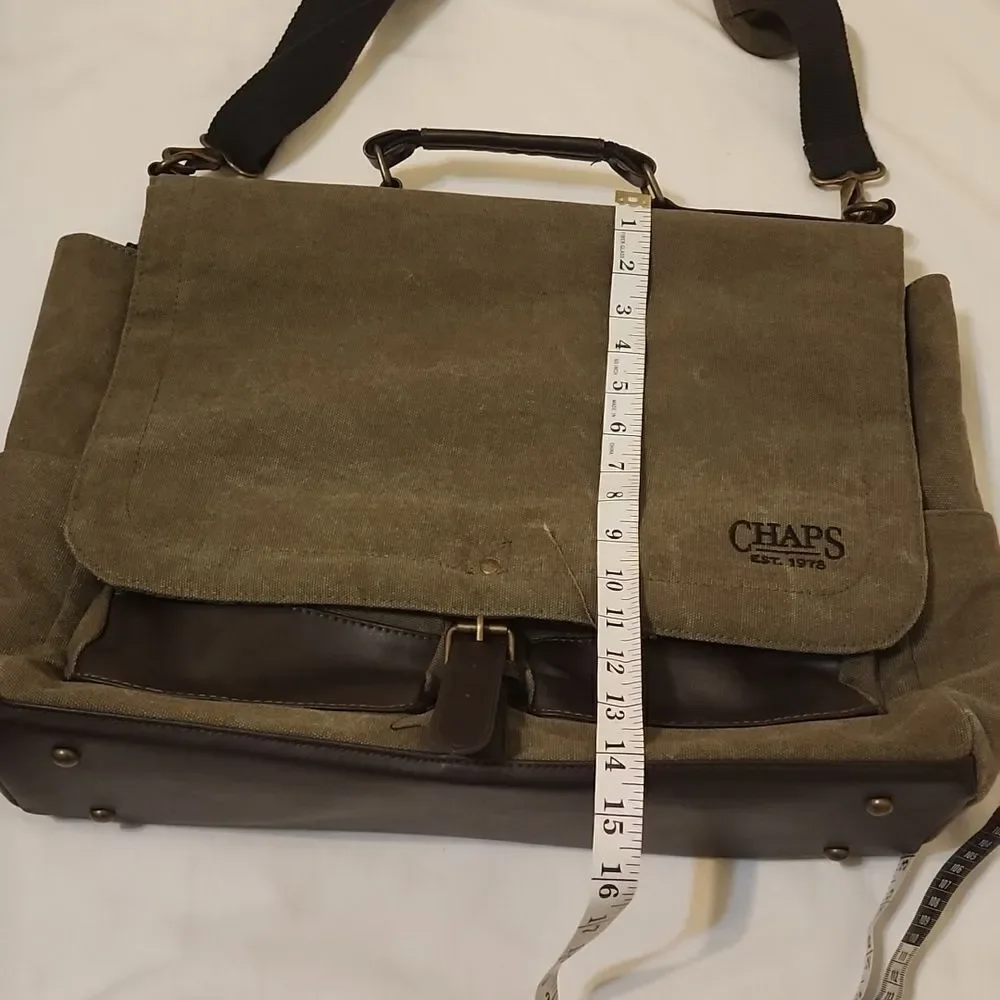 Chaps laptop bag with shoulder‎ strap NEW with no tags